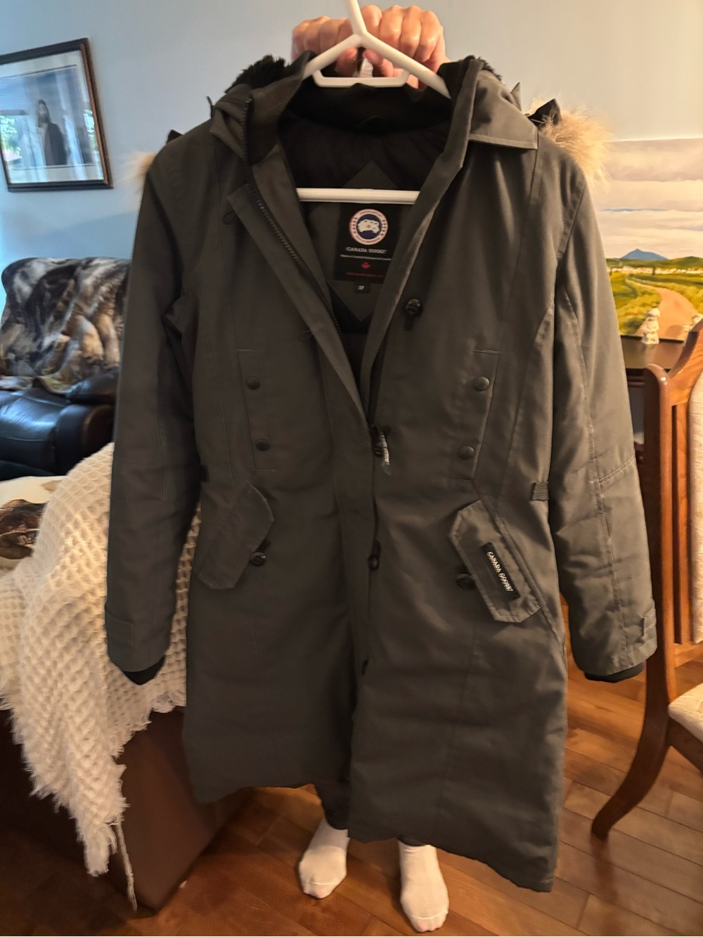 Canada Goose Women's Parka Jacket - Grey